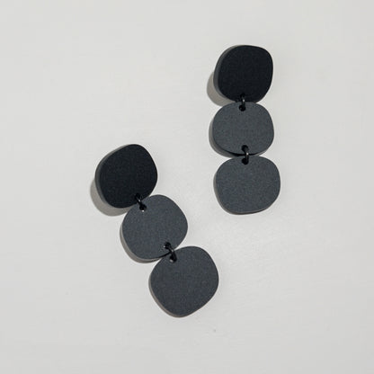 Triple Stack Dangles - Black - Mingled