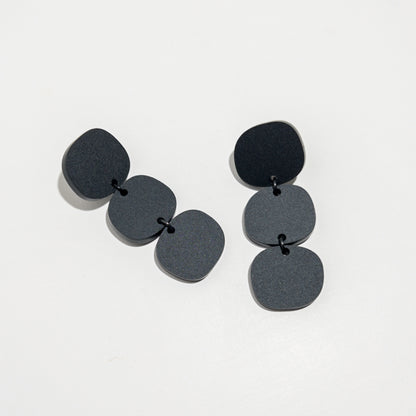 Triple Stack Dangles - Black - Mingled