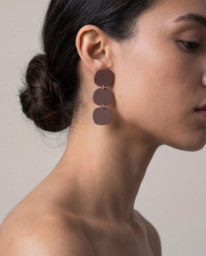 Triple Stack Dangles - Merlot - Mingled