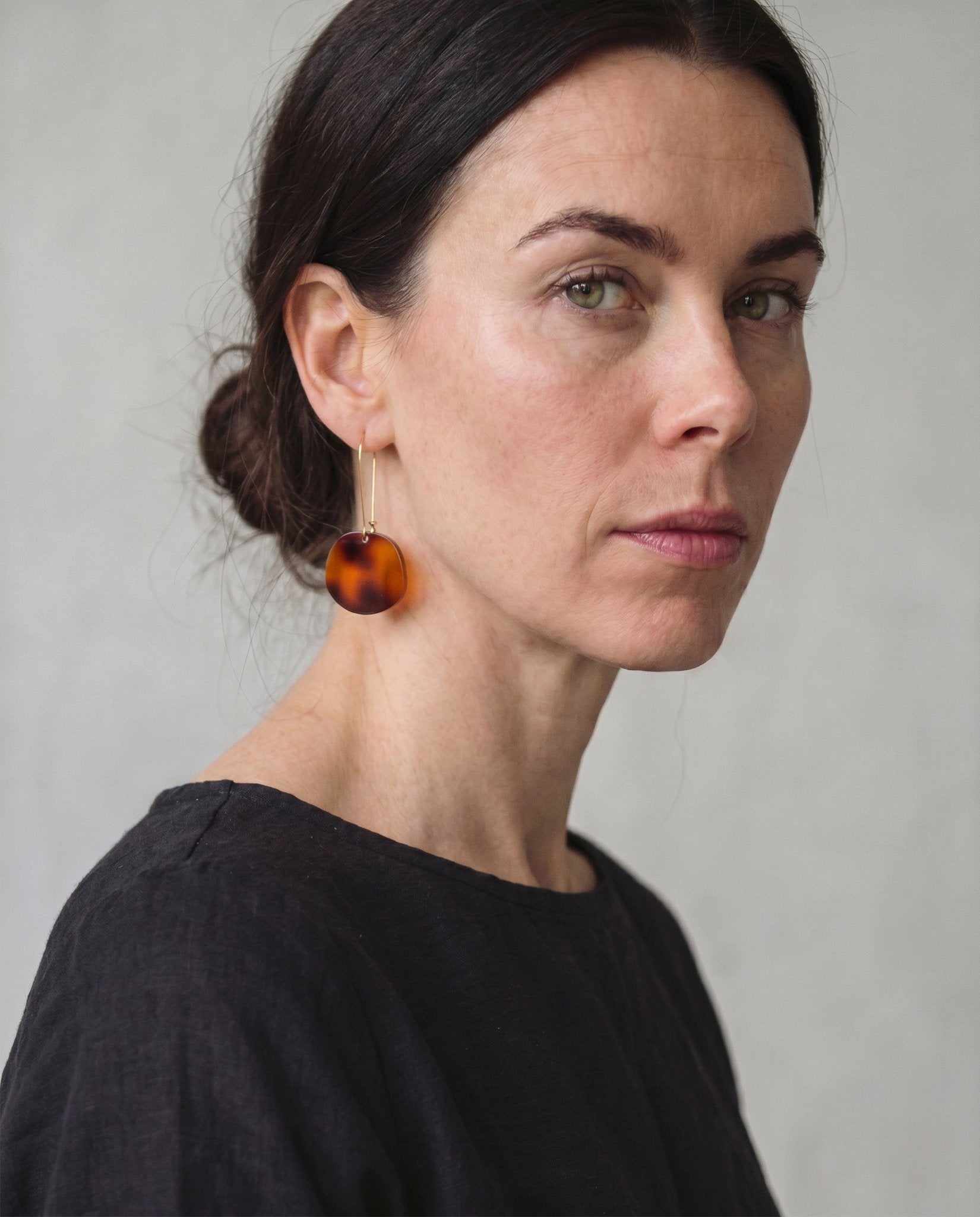 Organic Dangle Earrings - Spiced Sienna - Mingled